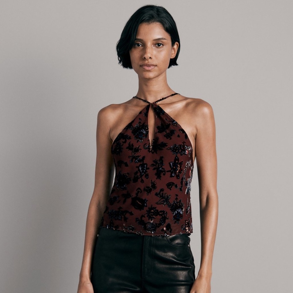 Rag & Bone Bethany Velvet Burnout Cami